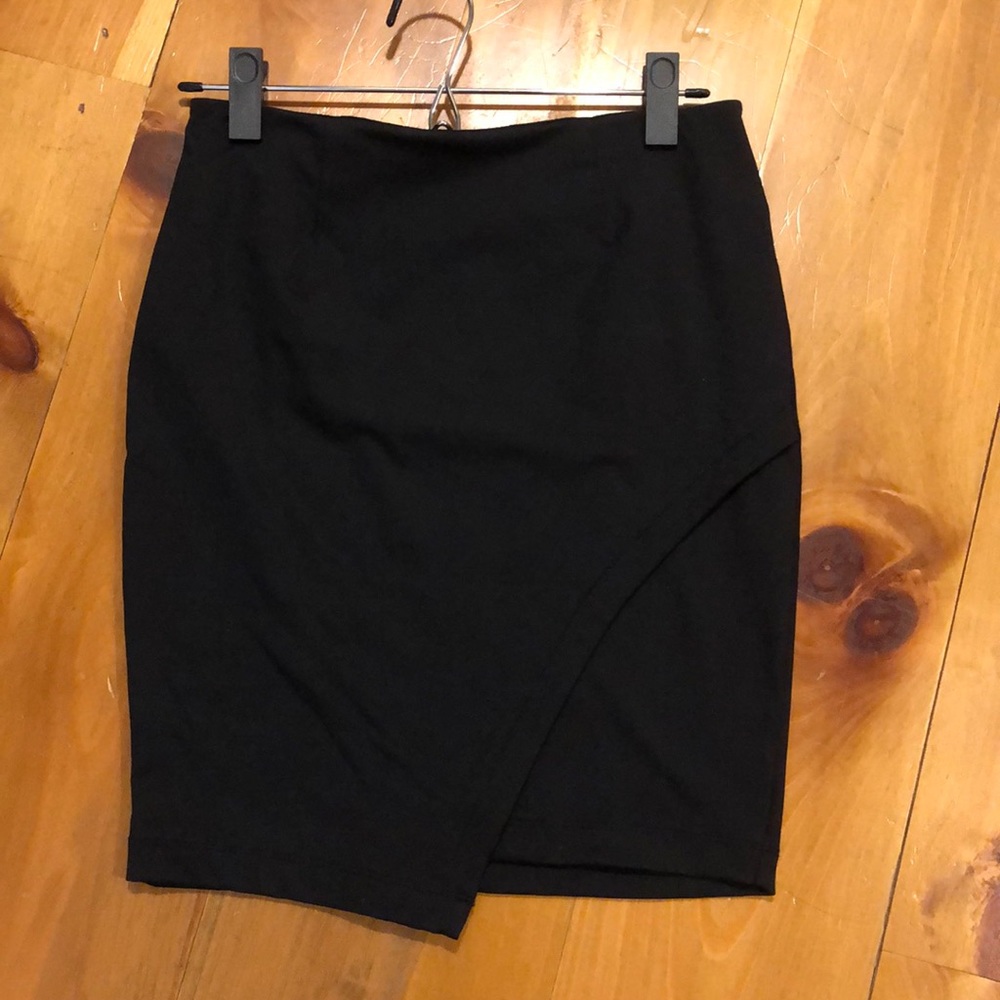 David Lerner Wrap Pencil Skirt